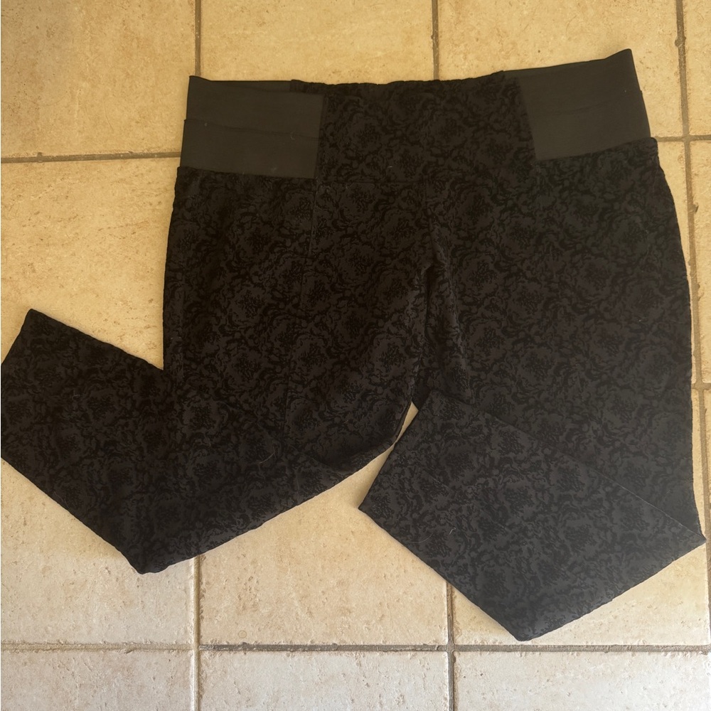 one 5 one Black Patterned Pantsuit